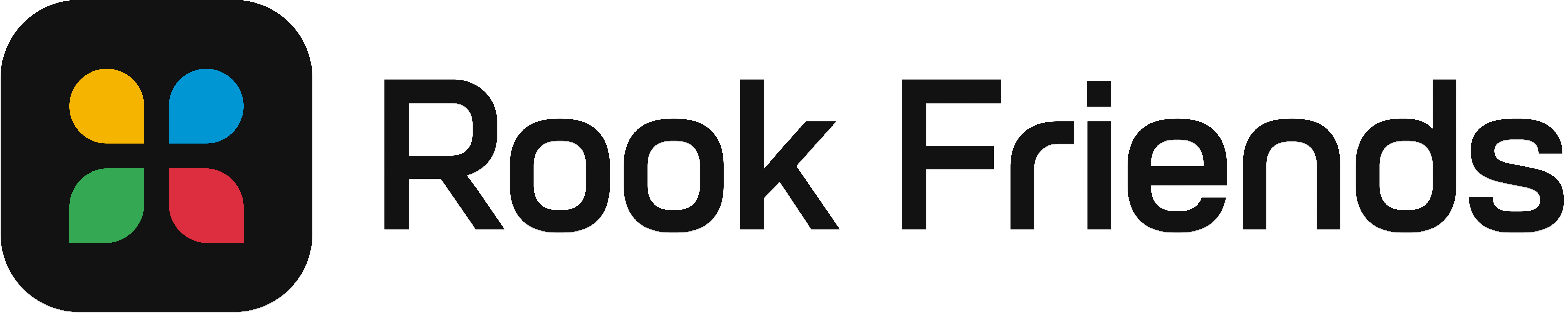 Rook Friends - Black Text